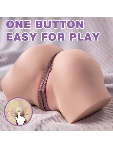 XISE - FENNIE SHAKING MASTURBADOR VAGINA Y ANO REALÍSTICO MULTIPOSICIÓN CON VIBRACIÓN