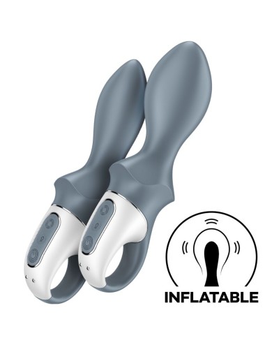 SATISFYER - AIR PUMP BOOTY 1 VIBRADOR INFLABLE ANAL GRIS