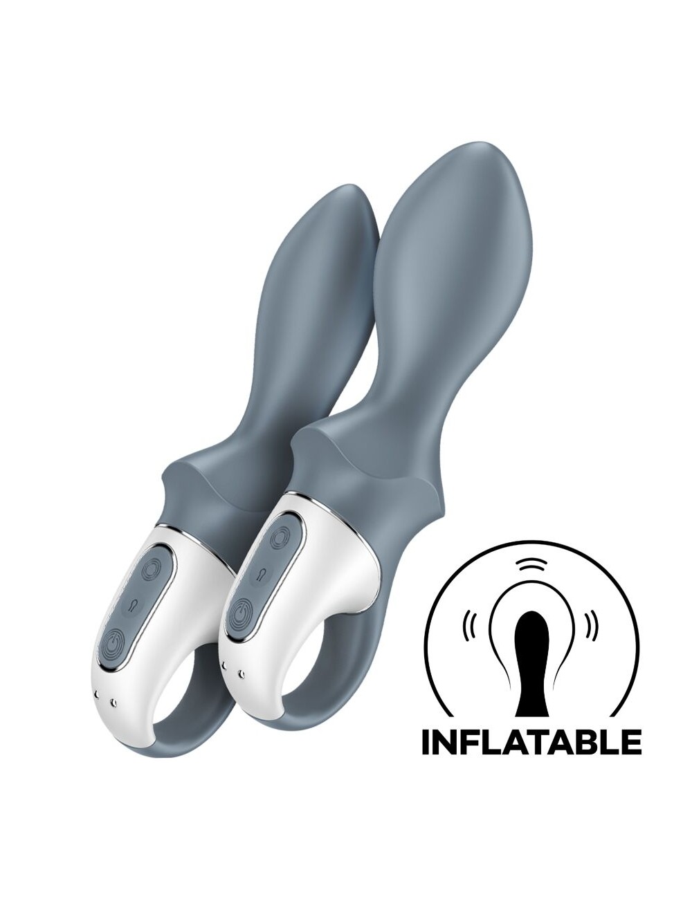 SATISFYER - AIR PUMP BOOTY 1 VIBRADOR INFLABLE ANAL GRIS SATISFYER - AIR PUMP BOOTY 1 VIBRADOR INFLABLE ANAL GRIS