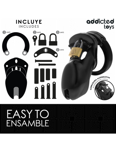 ADDICTED TOYS LOCKED - FORBIDDEN VAULT JAULA PARA PENE 10 CM