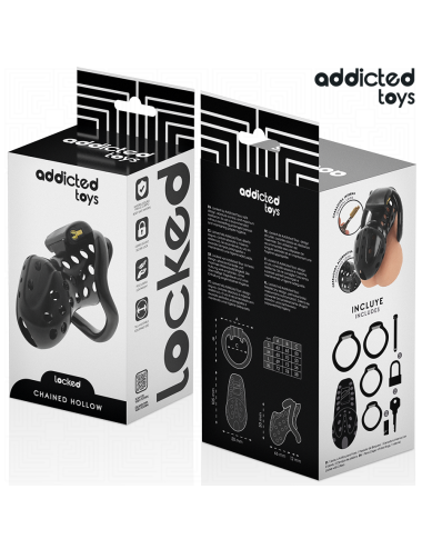 ADDICTED TOYS LOCKED - CHAINED HOLLOW JAULA PARA PENE 10,5 CM
