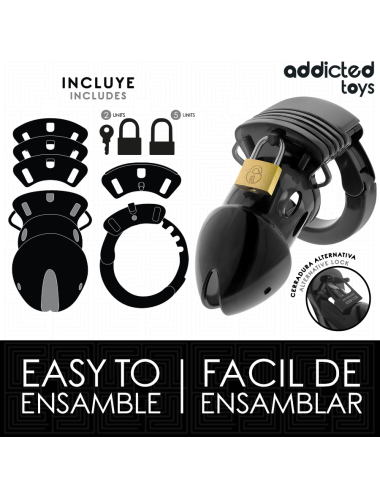 ADDICTED TOYS LOCKED - CHASTITY DEPTHS JAULA PARA PENE 7,5 CM