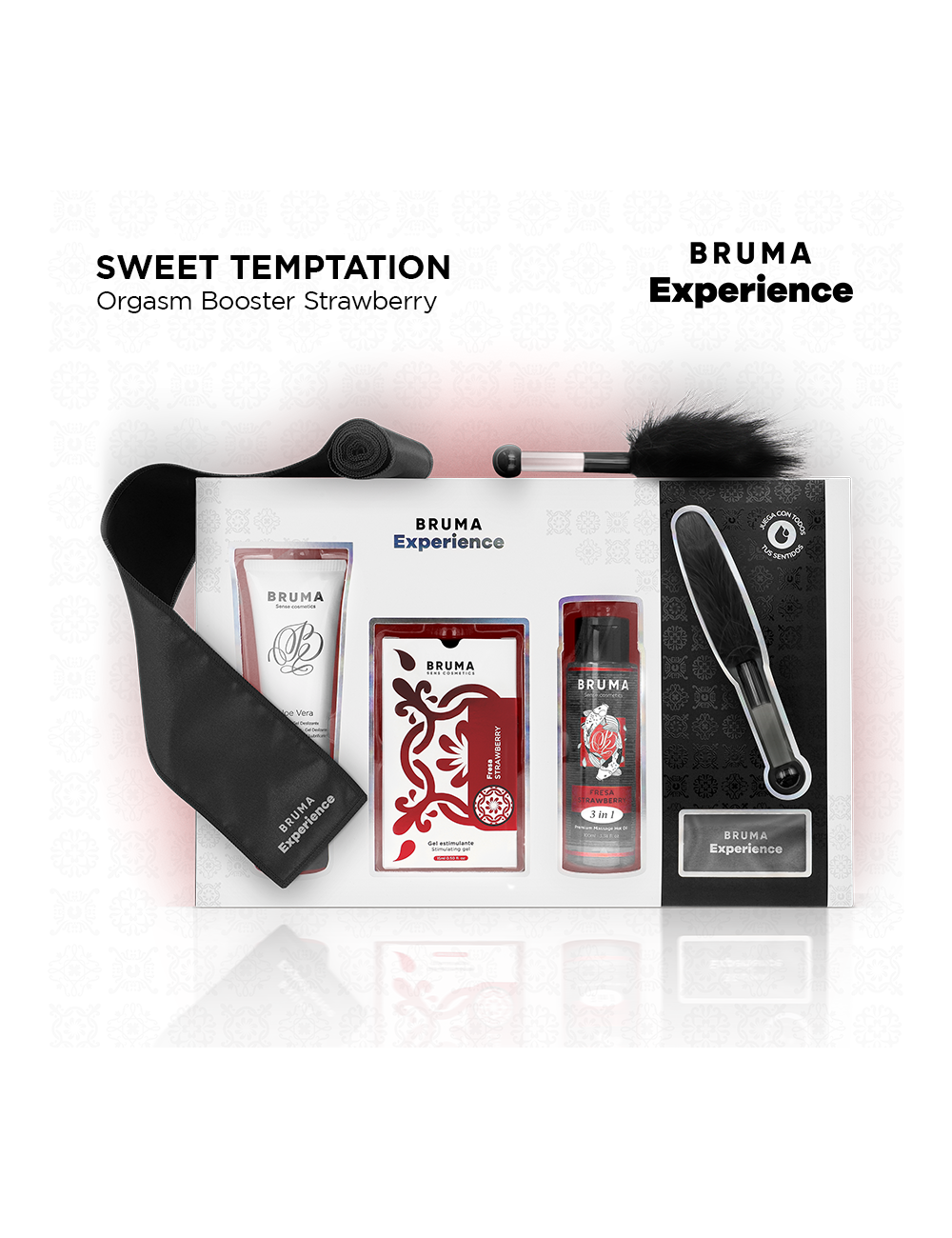 BRUMA XPERIENCE - KIT TENTACIÓN DULCE FRESA CON POTENCIADOR DE ORGASMOS BRUMA XPERIENCE - KIT TENTACIÓN DULCE FRESA CON POTENCIADOR DE ORGASMOS