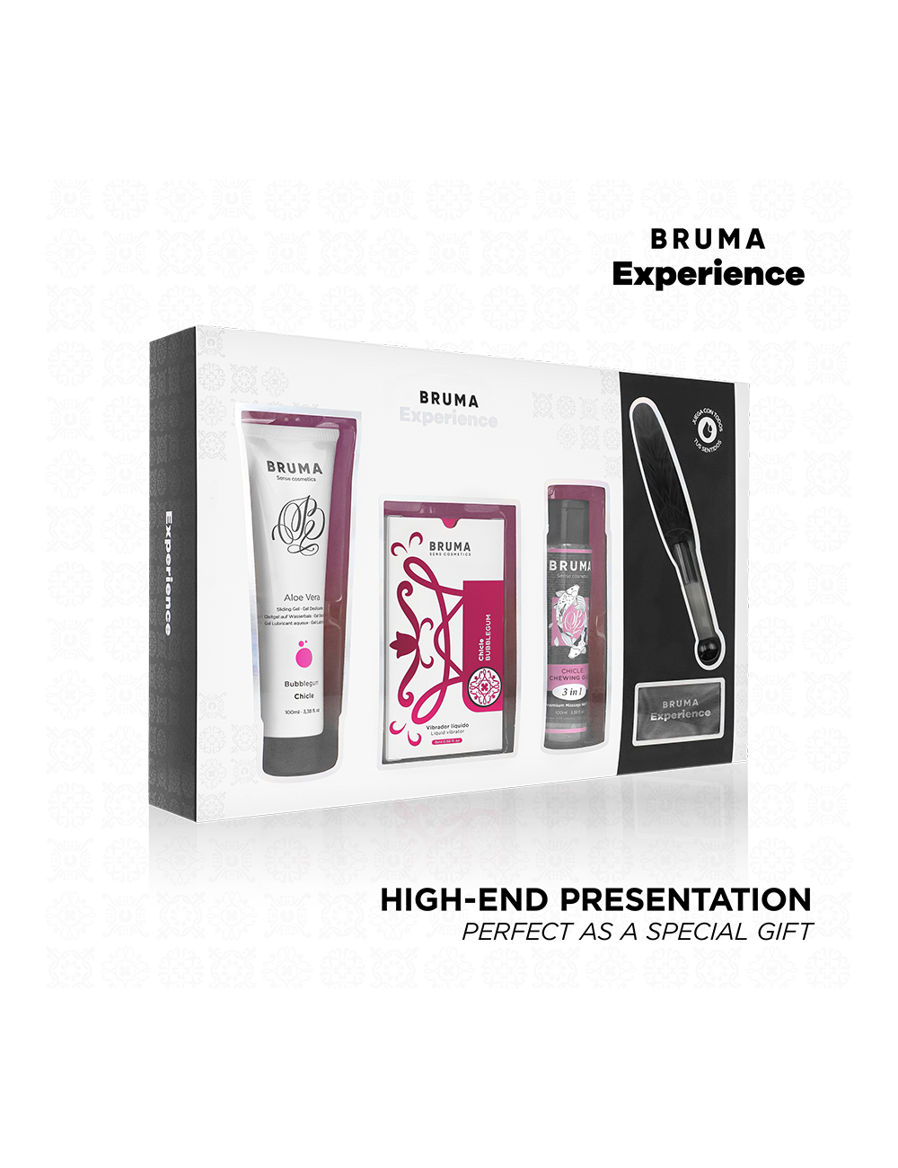 BRUMA XPERIENCE - KIT TENTACIÓN DULCE CHICLE VIBRO-ORGÁSMICA BRUMA XPERIENCE - KIT TENTACIÓN DULCE CHICLE VIBRO-ORGÁSMICA