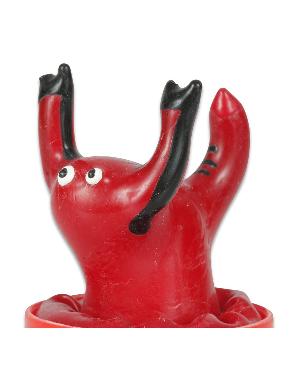 CONDOMERIE - PRESERVATIVO DECORATIVO PINTADO A MANO ESCORPIO ROJO CONDOMERIE - PRESERVATIVO DECORATIVO PINTADO A MANO ESCORPIO ROJO