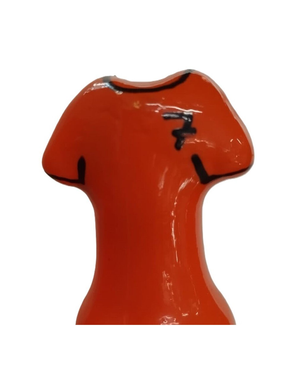 CONDOMERIE - PRESERVATIVO DECORATIVO PINTADO A MANO CAMISA NARANJA CONDOMERIE - PRESERVATIVO DECORATIVO PINTADO A MANO CAMISA NARANJA