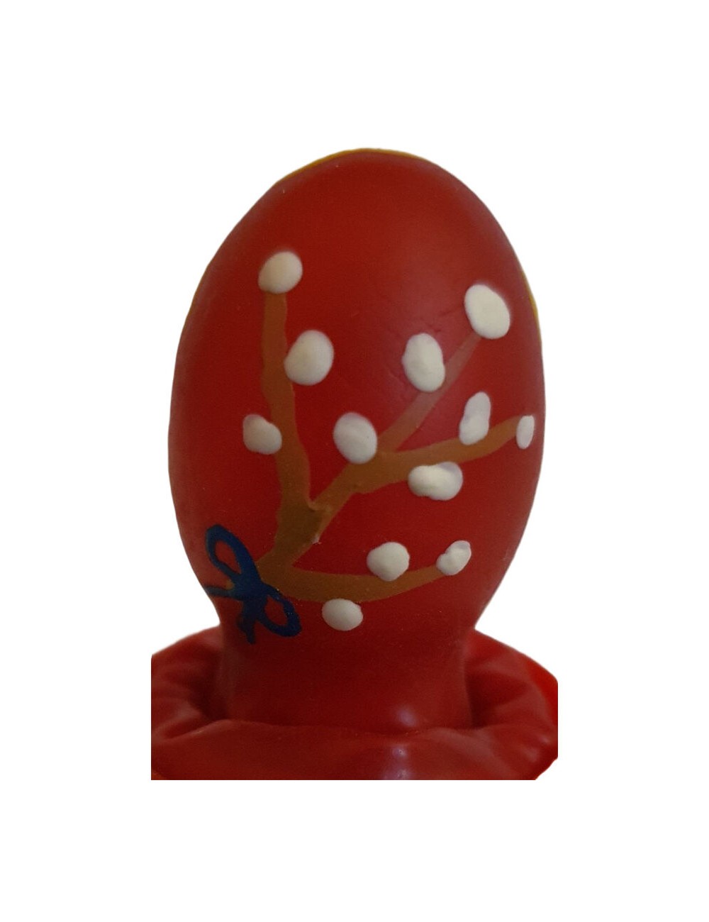 CONDOMERIE - PRESERVATIVO DECORATIVO PINTADO A MANO HUEVO DE PASCUA ROJO CONDOMERIE - PRESERVATIVO DECORATIVO PINTADO A MANO HUEVO DE PASCUA ROJO