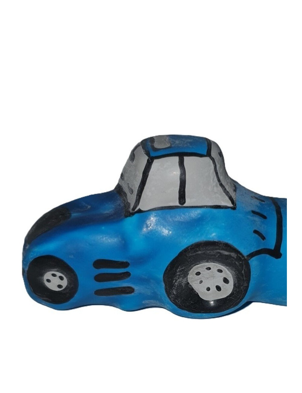 CONDOMERIE - PRESERVATIVO DECORATIVO PINTADO A MANO TRACTOR AZUL XL CONDOMERIE - PRESERVATIVO DECORATIVO PINTADO A MANO TRACTOR AZUL XL