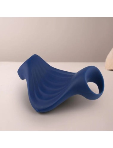 ROCKS- OFF - PALM MASTURBADOR VIBRADOR FLEXIBLE AZUL