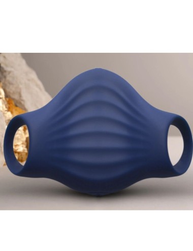 ROCKS- OFF - PALM MASTURBADOR VIBRADOR FLEXIBLE AZUL