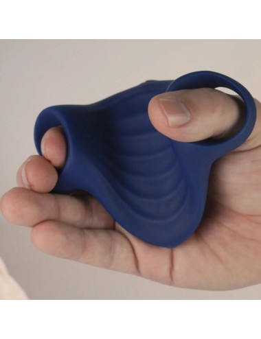 ROCKS- OFF - PALM MASTURBADOR VIBRADOR FLEXIBLE AZUL