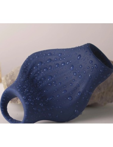 ROCKS- OFF - PALM MASTURBADOR VIBRADOR FLEXIBLE AZUL