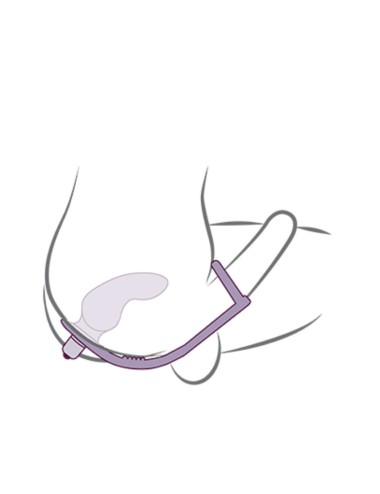 ROCKS- OFF - RO- ZEN RRO PLUG ANAL CON ANILLO VIBRADOR PARA EL PENE NEGRO