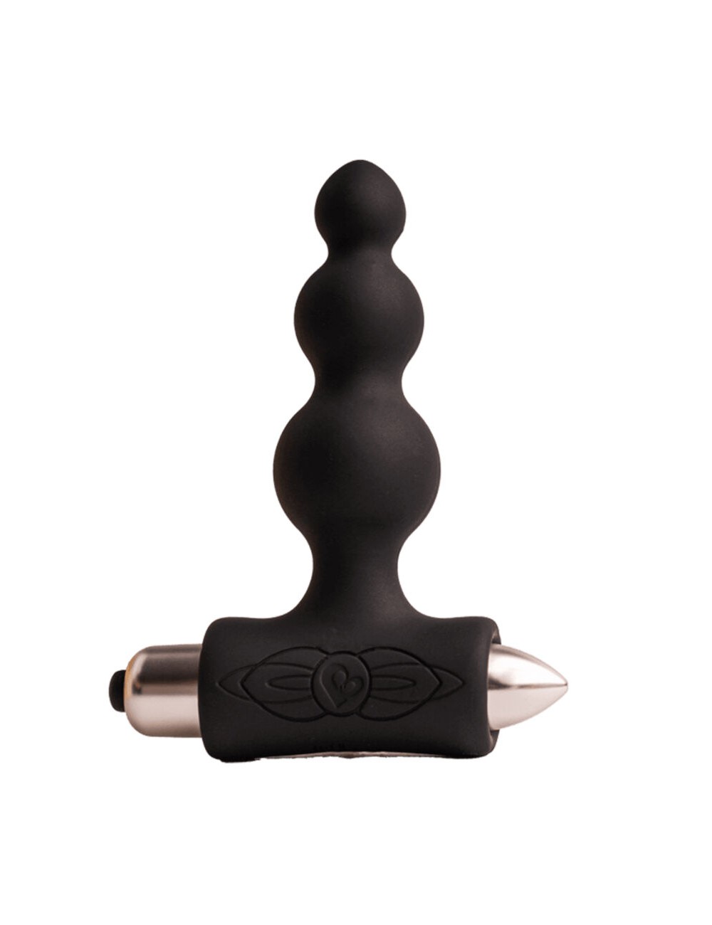 ROCKS- OFF - PETITE SENSATIONS BUBBLES PLUG ANAL VIBRADOR NEGRO
