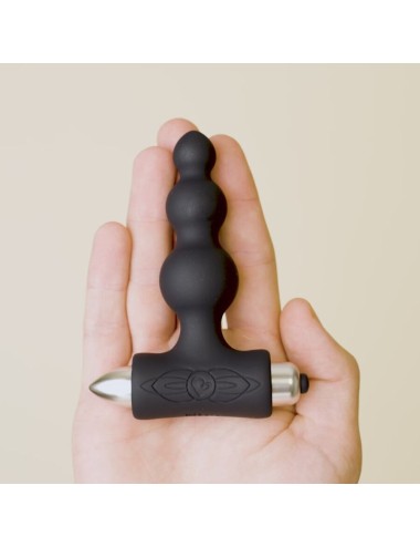 ROCKS- OFF - PETITE SENSATIONS BUBBLES PLUG ANAL VIBRADOR NEGRO