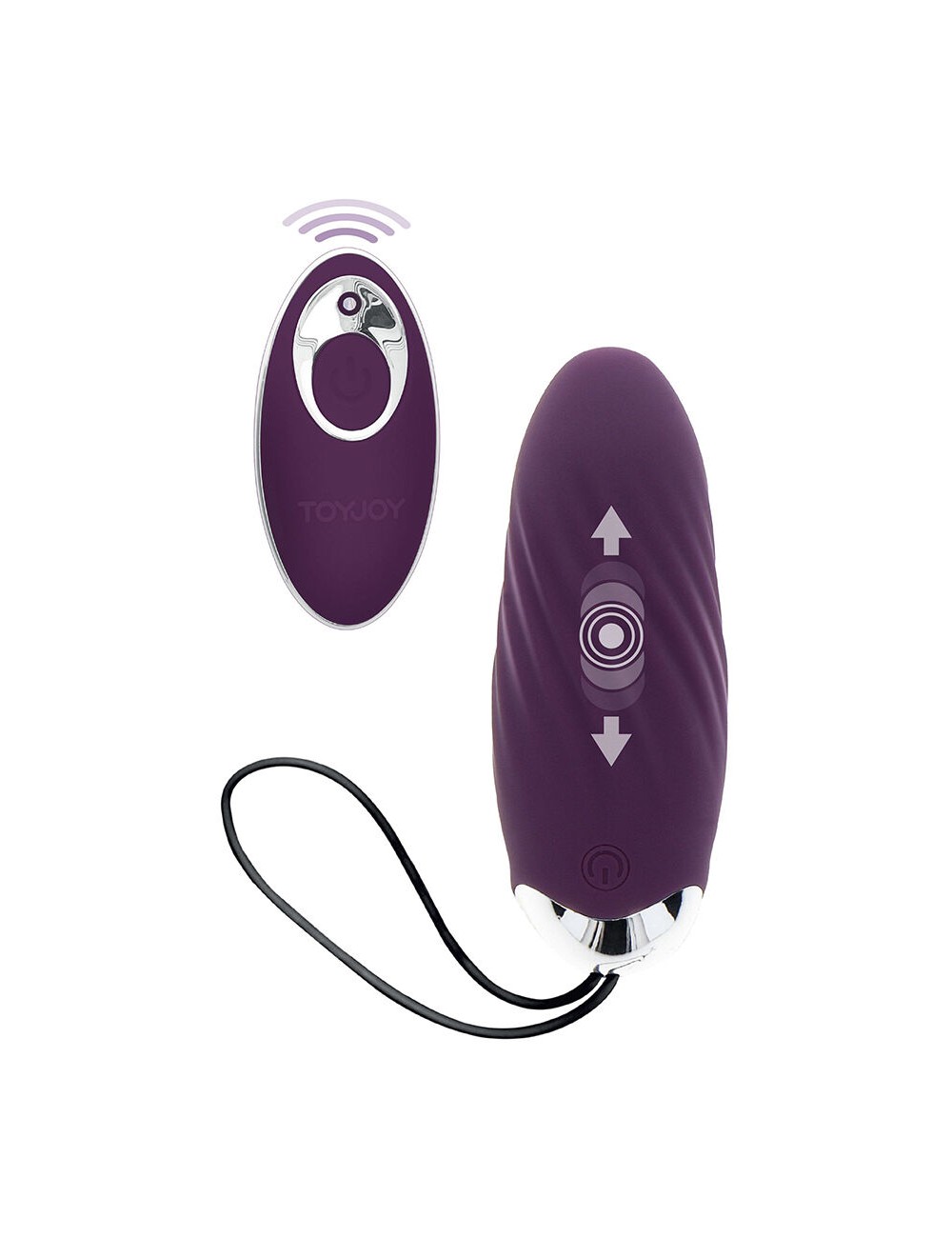 TOYJOY - HAPPINESS KNOCK KNOCK EGGSTAVAGANT VIBRADOR CON CONTROL REMOTO MORADO