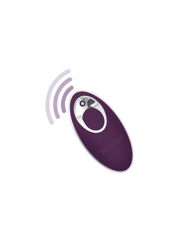 TOYJOY - HAPPINESS KNOCK KNOCK EGGSTAVAGANT VIBRADOR CON CONTROL REMOTO MORADO
