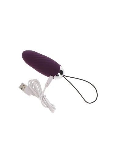 TOYJOY - HAPPINESS KNOCK KNOCK EGGSTAVAGANT VIBRADOR CON CONTROL REMOTO MORADO