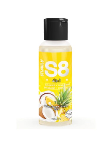 STIMUL8 - S8 4 EN 1 LUBRICANTE POSTRE PIÑA COLADA 125 ML