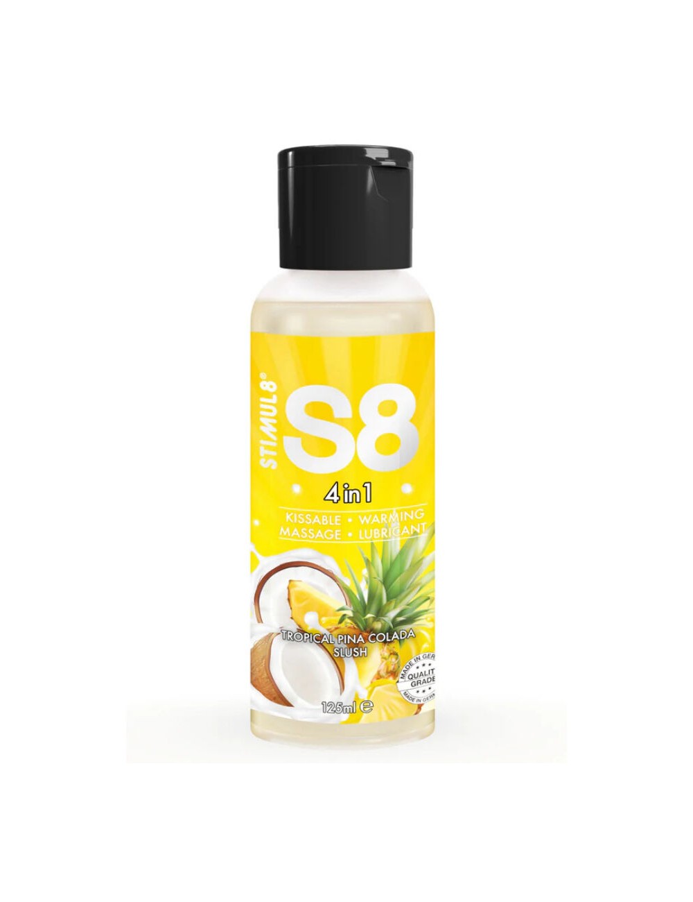 STIMUL8 - S8 4 EN 1 LUBRICANTE POSTRE PIÑA COLADA 125 ML STIMUL8 - S8 4 EN 1 LUBRICANTE POSTRE PIÑA COLADA 125 ML