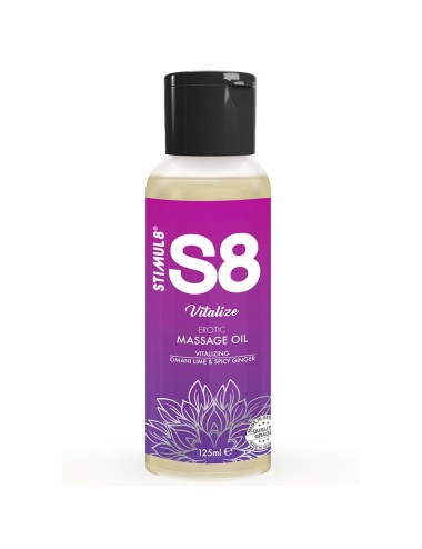 STIMUL8 - S8 VITALIZE ACEITE DE MASAJE LIMA 125 ML