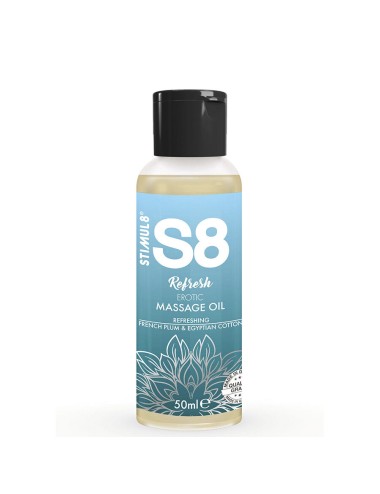 STIMUL8 - S8 REFRESH ACEITE DE MASAJE ERÓTICO ALGODÓN 50 ML