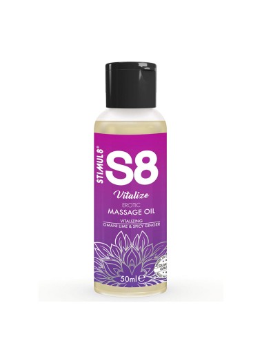 STIMUL8 - S8 VITALIZE ACEITE DE MASAJE ERÓTICO LIMA 50 ML