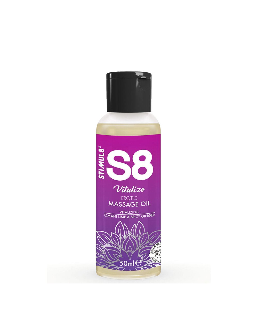 STIMUL8 - S8 VITALIZE ACEITE DE MASAJE ERÓTICO LIMA 50 ML STIMUL8 - S8 VITALIZE ACEITE DE MASAJE ERÓTICO LIMA 50 ML