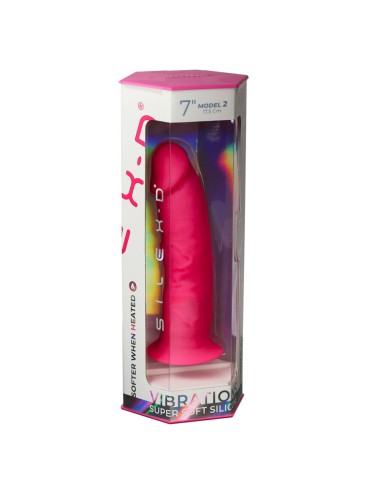 SILEXD - PENE REALÍSTICO MODELO 2 ROSA + CONTROL REMOTO LRS 17 CM