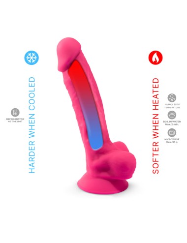 SILEXD - PENE REALÍSTICO MODELO 18 ROSA VIBRACIÓN + CONTROL REMOTO LRS