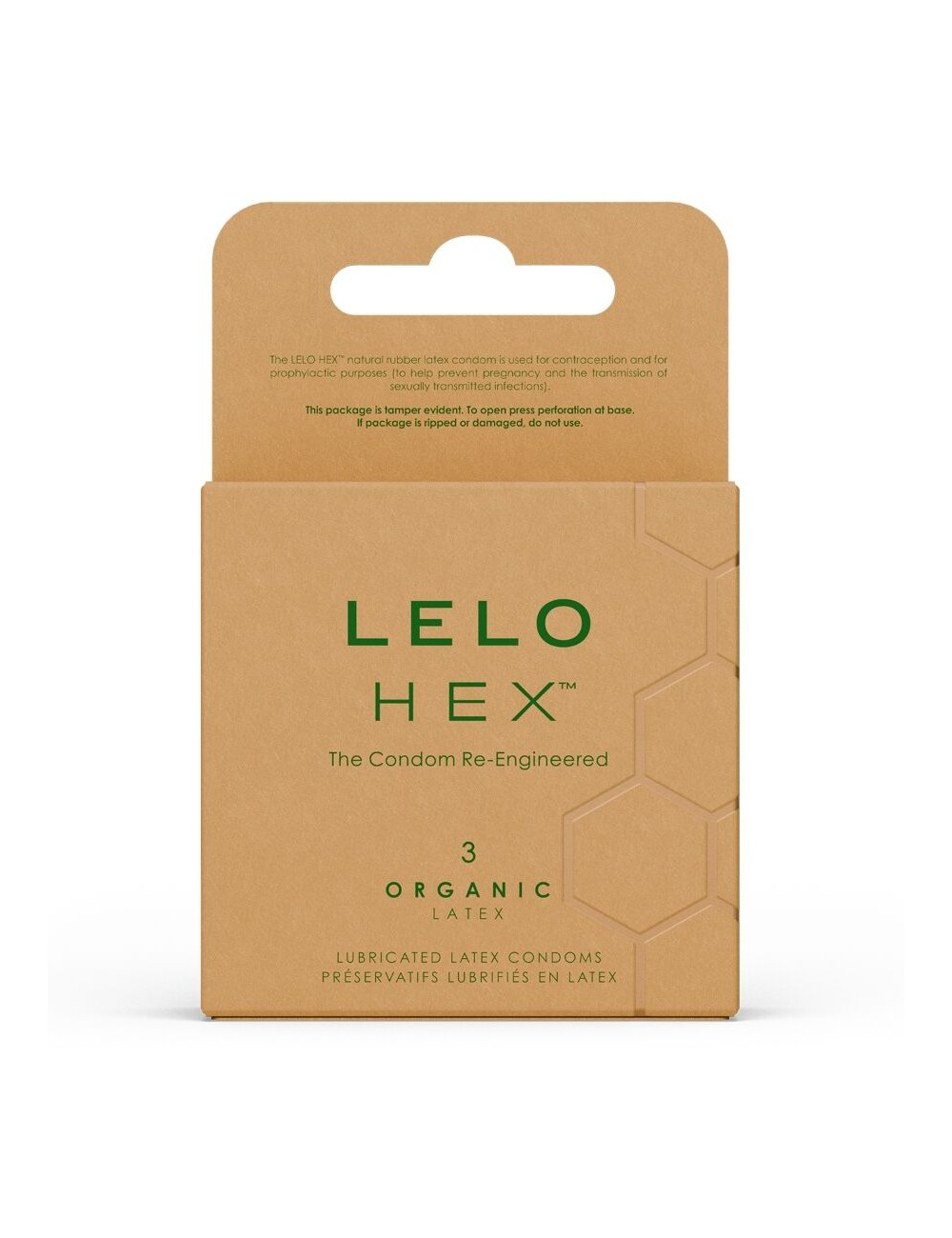 LELO - HEX ORGANIC PRESERVATIVO CAJA 3 UDS LELO - HEX ORGANIC PRESERVATIVO CAJA 3 UDS