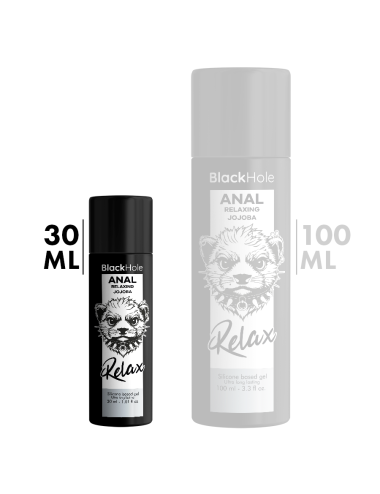 BLACK HOLE -  ANAL RELAXING CON JOJOBA BASE SILICONA 30 ML
