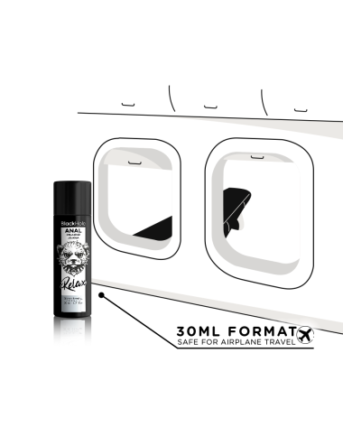 BLACK HOLE -  ANAL RELAXING CON JOJOBA BASE SILICONA 30 ML