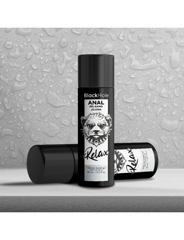 BLACK HOLE -  ANAL RELAXING CON JOJOBA BASE SILICONA 30 ML
