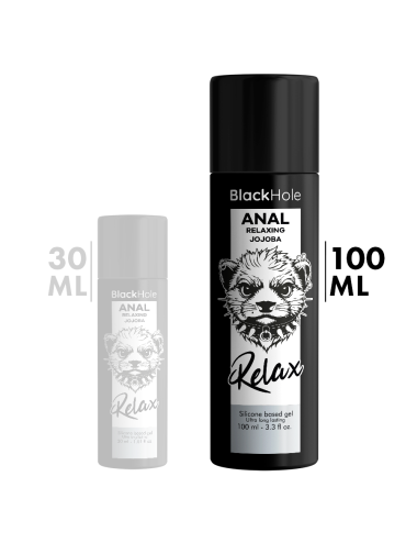 BLACK HOLE - ANAL RELAXING CON JOJOBA BASE SILICONA 100 ML