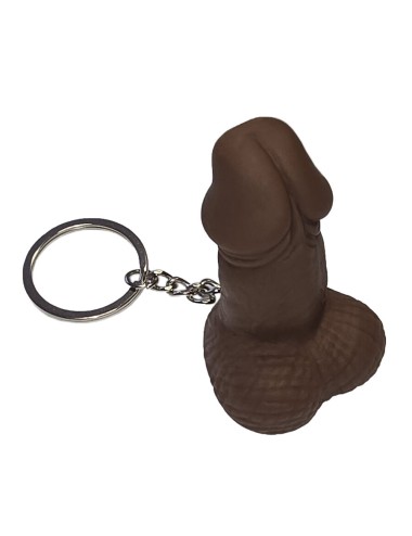 DIABLO PICANTE - SILBATO LLAVERO CON FORMA DE PENE MULATO