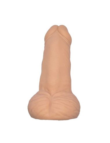 DIABLO PICANTE - JUGUETE ANTIESTRÉS CON FORMA DE PENE COLOR CARNE