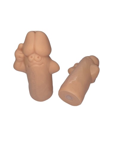 DIABLO PICANTE - SILBATO CON FORMA DE PENE COLOR CARNE