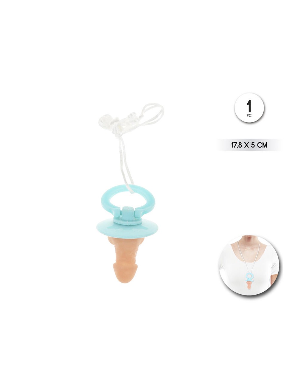 DIABLO PICANTE - CHUPETE CON FORMA DE PENE