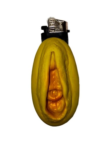 DIABLO PICANTE - MECHERO VAGINA DORADO