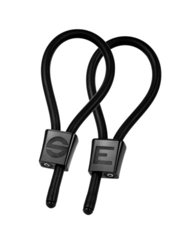 ELECTRASTIM - PRESTIGE ELECTRA LOOPS ANILLOS DE PENE AJUSTABLES NEGRO