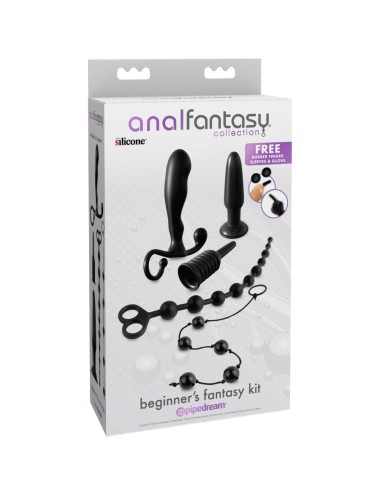 ANAL FANTASY ELITE COLLECTION - KIT FANTASÍA ANAL PARA PRINCIPIANTES NEGRO