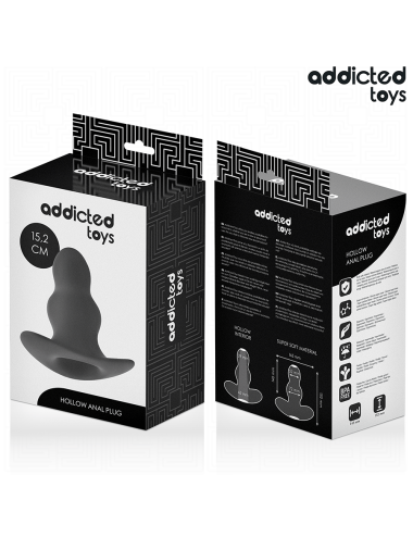 ADDICTED TOYS - PLUG ANAL HUECO SILICONA TALLA XXL 15,2 CM