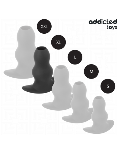 ADDICTED TOYS - PLUG ANAL HUECO SILICONA TALLA XL 13,9 CM