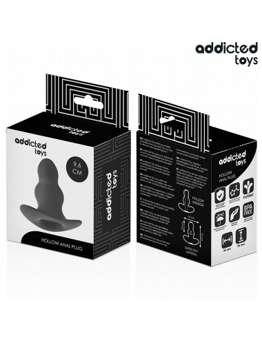 ADDICTED TOYS - PLUG ANAL HUECO SILICONA TALLA M 9,6 CM