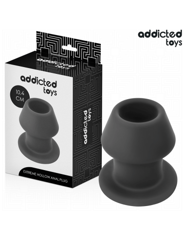 ADDICTED TOYS - PLUG ANAL HUECO EXTREM SILICONA TALLA L 10