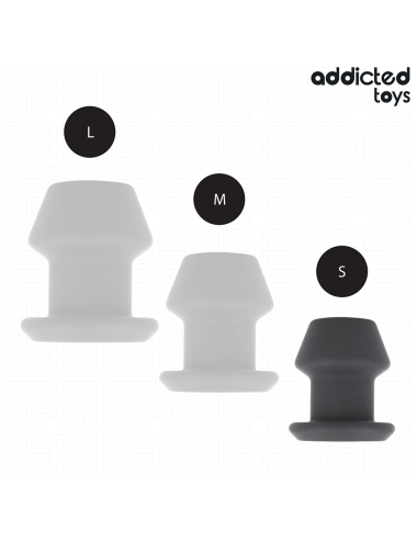 ADDICTED TOYS - PLUG ANAL HUECO EXTREM SILICONA TALLA S 7,5 CM