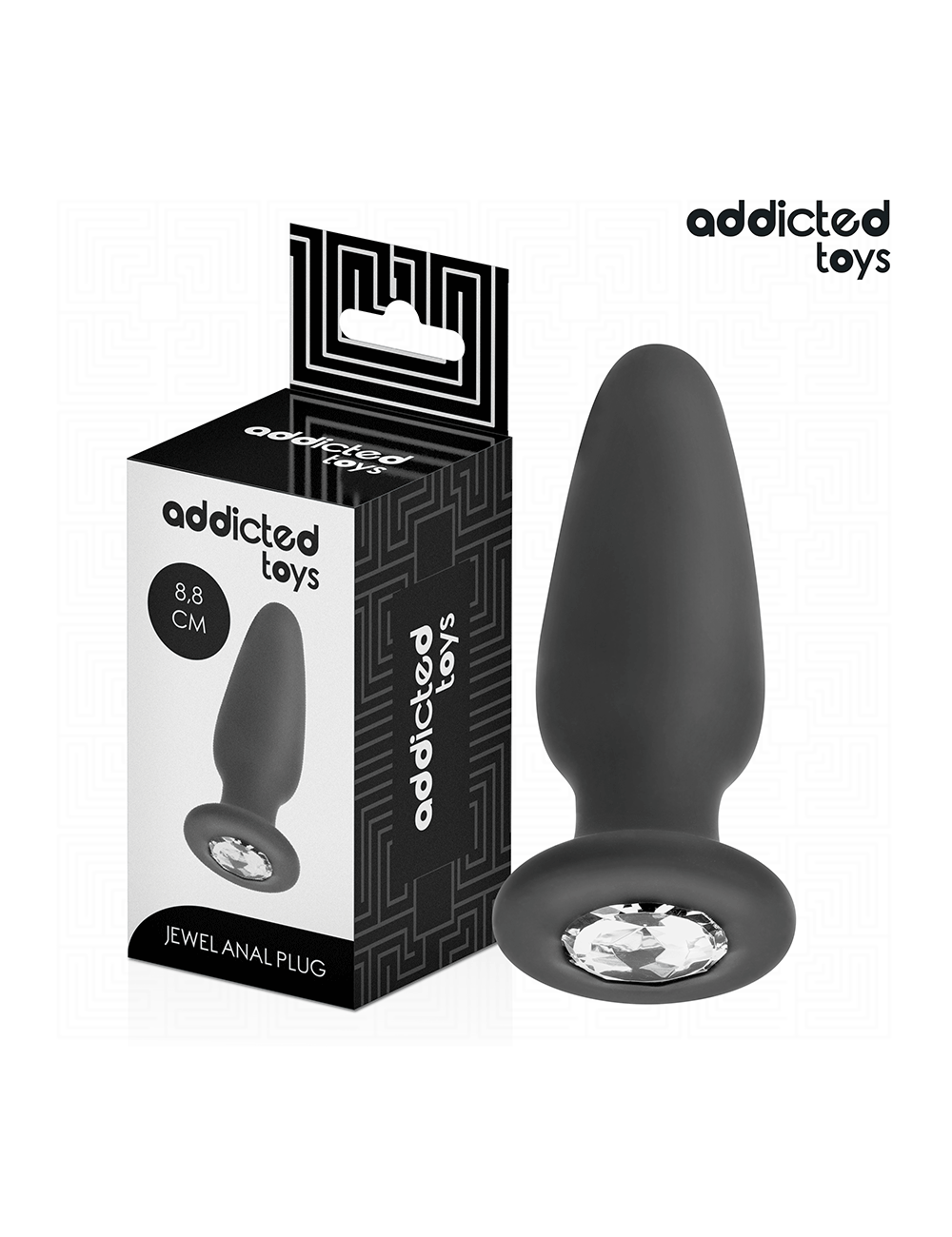 ADDICTED TOYS - PLUG ANAL CON JOYA SILICONA TALLA S 8 ADDICTED TOYS - PLUG ANAL CON JOYA SILICONA TALLA S 8