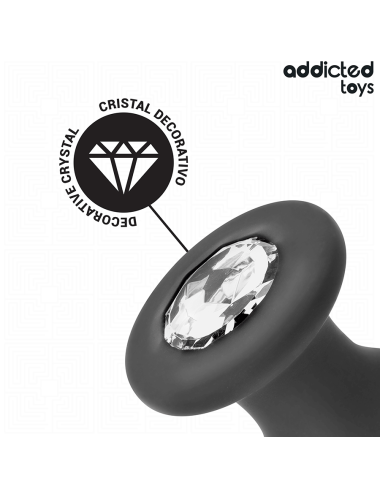 ADDICTED TOYS - PLUG ANAL CON JOYA SILICONA TALLA L 12