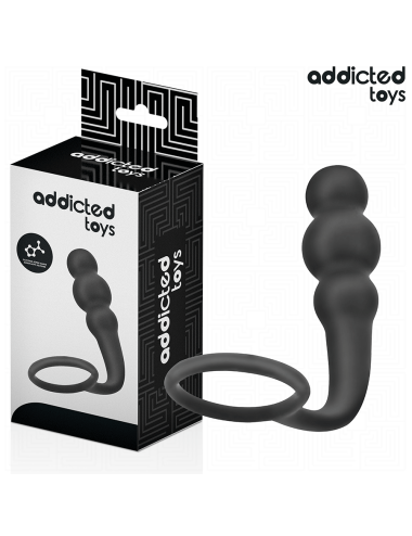ADDICTED TOYS - PLUG ANAL CON ANILLO SILICONA MODELO 1